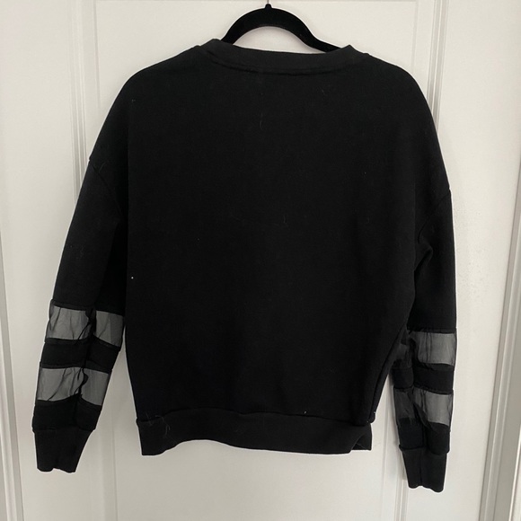 Good american sweatshirt with mesh detail - size 1 - Picture 2 of 3